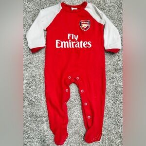 ARSENAL Baby Long Sleeve Snap Footie